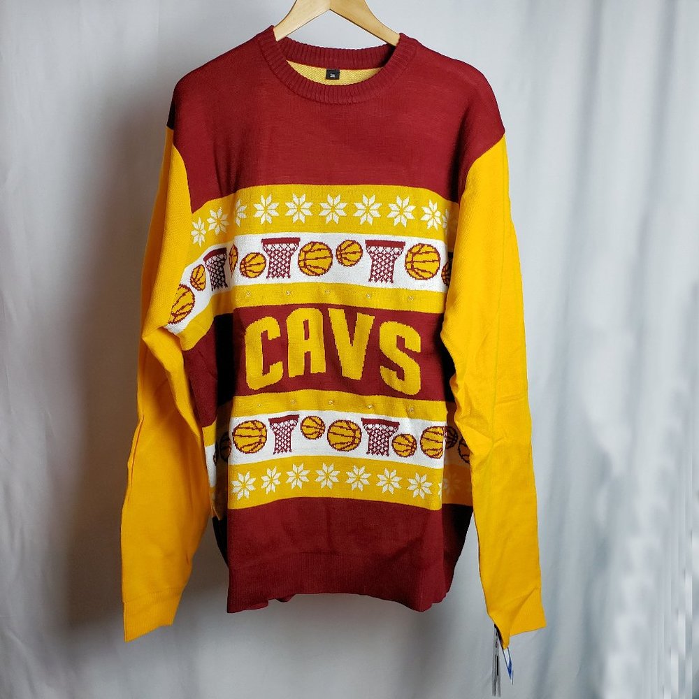 NBA Light Up Ugly Sweater Size 2XL